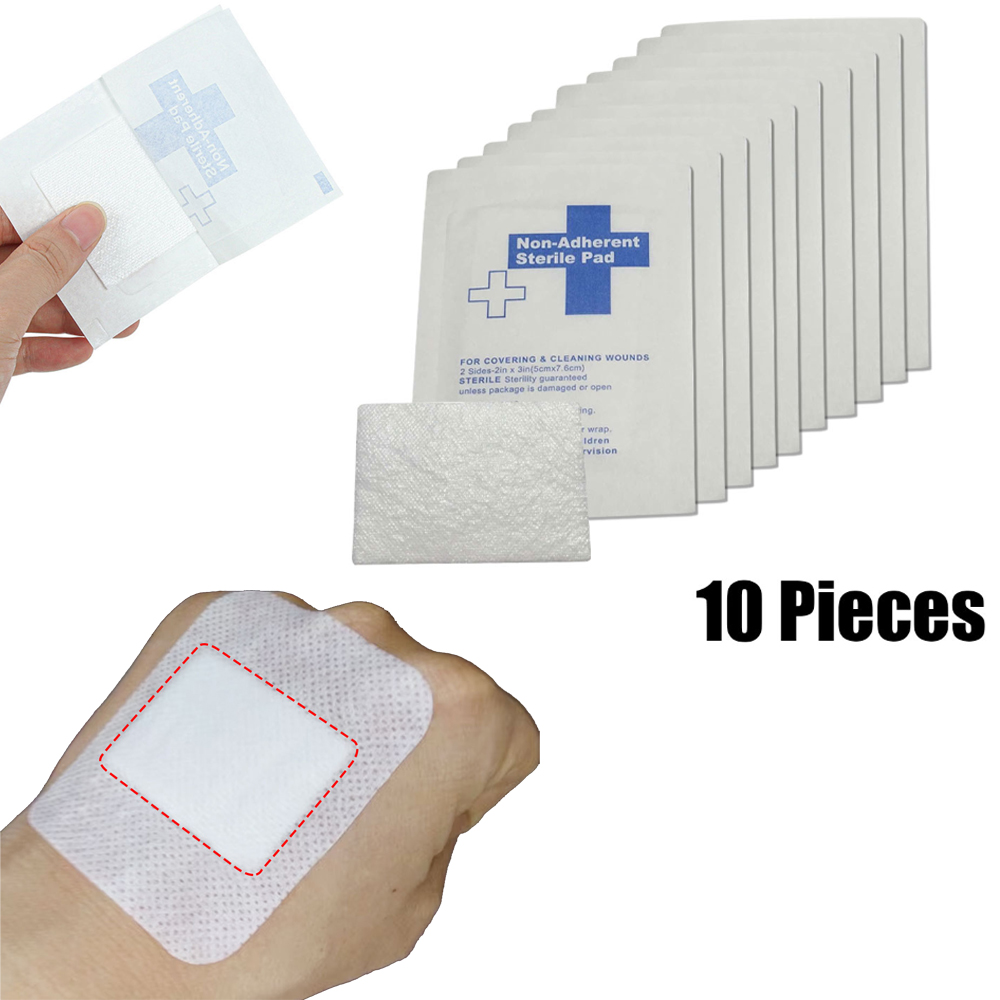 Medical Tape - 10 Pezzi 5*7,5cm Tamponi di Garza