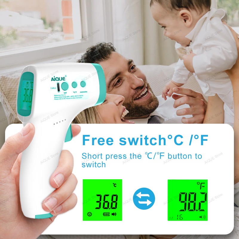AiQUE Ricaricabile Digitale ℃  - Pulse Oximeter recensione e prezzo